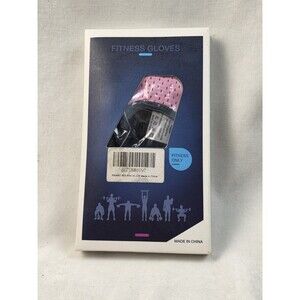 SIMARI Weightlifting Workout Gloves Pink Black Fingerless Gym Gloves Size XL